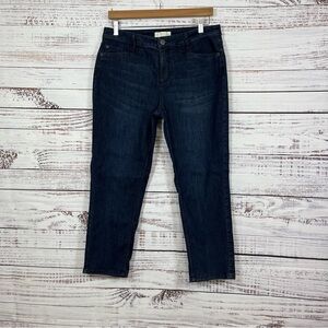 J.Jill Blue Smooth Fit Slim Ankle Denim Jeans